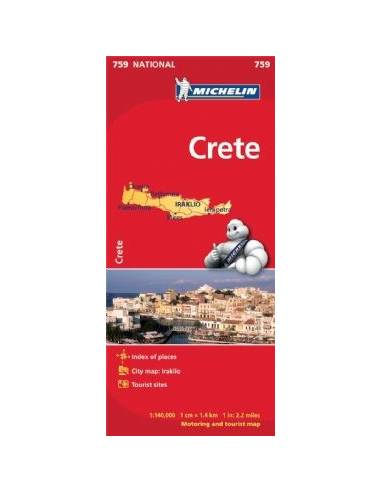 MN 759 KRÉTA - CRETE TÉRKÉP 2014