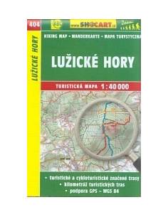 SC 404 Luzické Hory turistatérkép