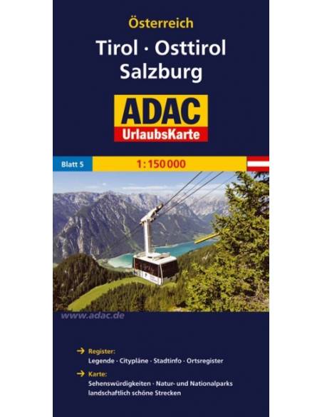 Tirol - Osttirol -Salzburg térkép Blatt 5