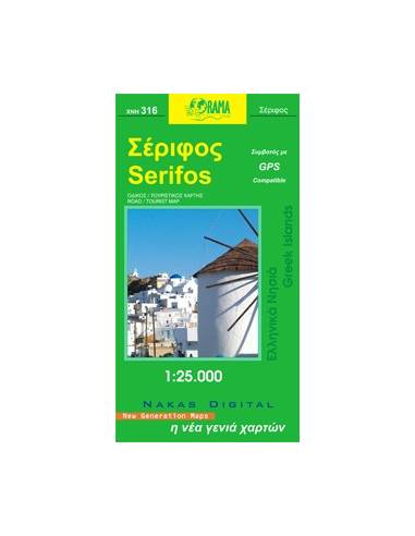 SERIFOS TÉRKÉP (316)