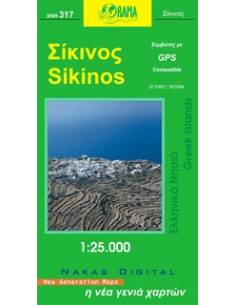 SIKINOS TÉRKÉP (317)