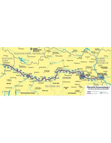 KK 7004 Donauradweg 2, Von Passau über Wien...