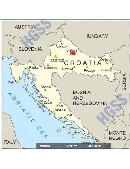 HG-KH 3 Bilogora turistatérkép
