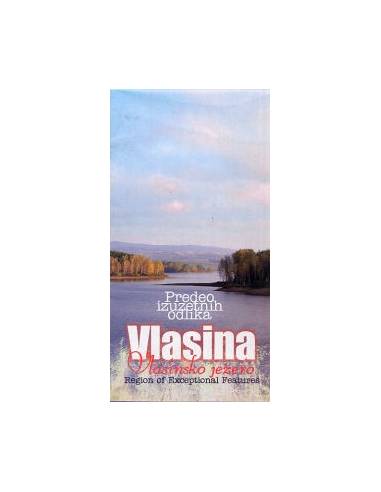 Vlasinsko jezero (Vlasina-tó) turistatérkép