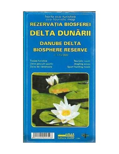 Delta Dunarii - Duna-Delta turistatérkép