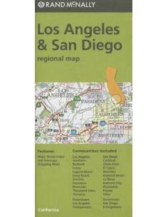 Los Angeles & San Diego, California Regional Map