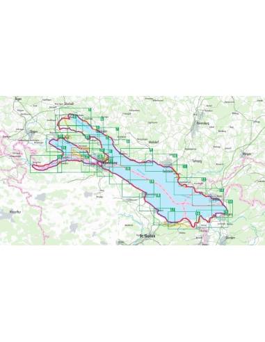 Bodensee-Radweg - Bódeni-tó kerékpáros atlasz