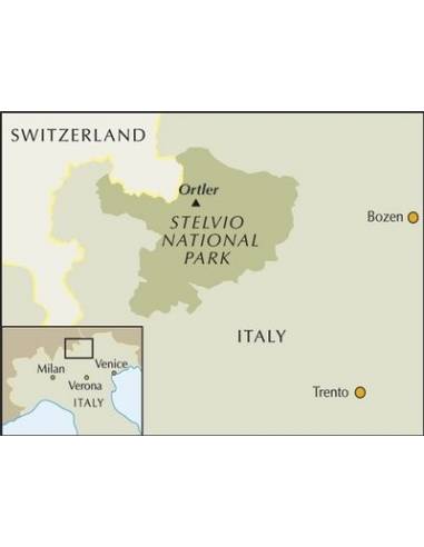 Walking in Italy's Stelvio National Park túrakönyv