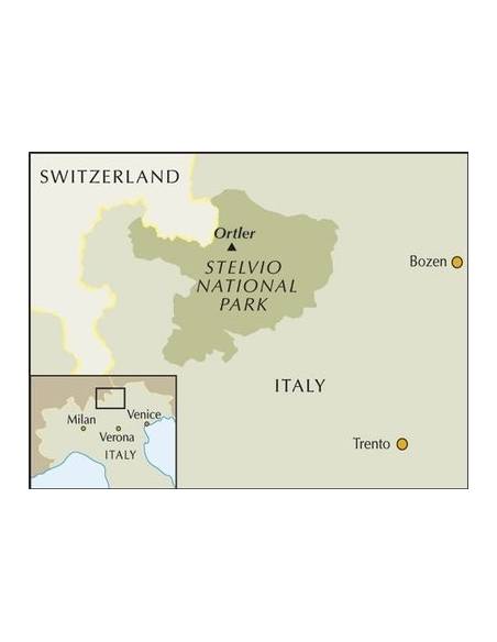 Walking in Italy's Stelvio National Park túrakönyv