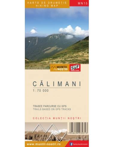 MN15 Calimani - Kelemen-havasok turistatérkép