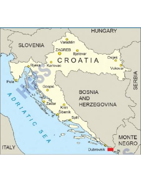 HG-DA 28 Konavle turistatérkép