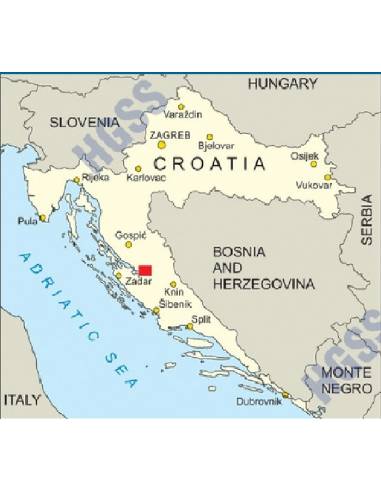 HG-DA 29 Tulove Grede sziklái turistatérkép