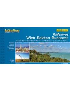 Wien (Bécs) - Balaton - Budapest kerékpártúra atlasz