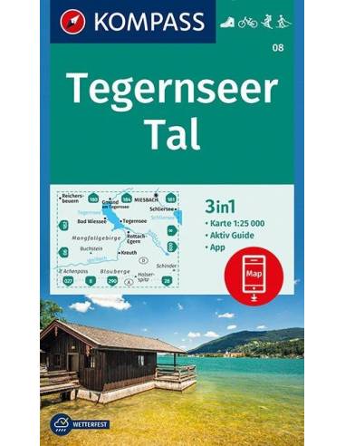 KK 08 Tegernseer Tal turistatérkép