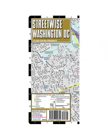 Streetwise Washington DC térkép