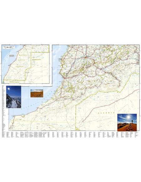 NG 3203 Morocco Adventure Map - Marokkó térkép - National Geographic