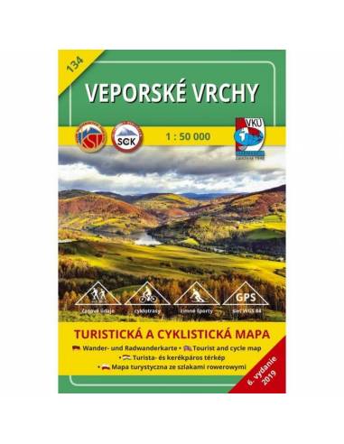 TM 134 Vepor-hegység turistatérkép - Veporské...