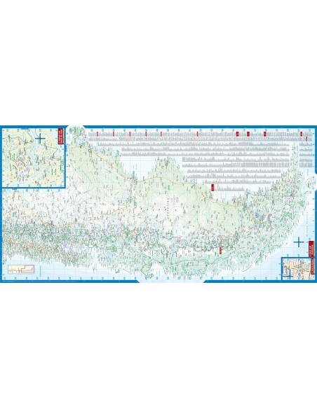 Chile laminált térkép - BORCH
