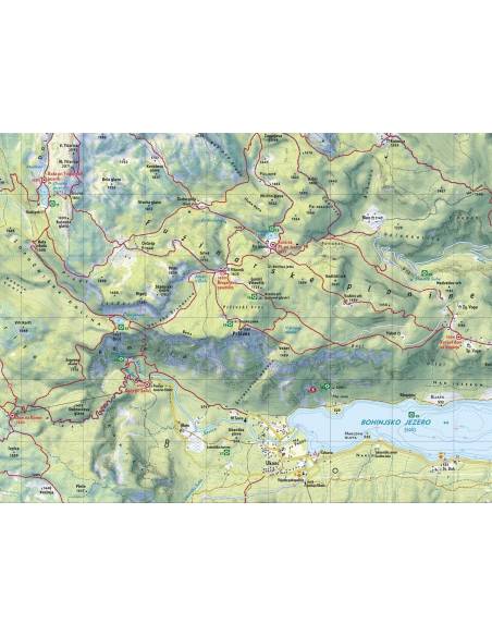 Bohinj turista térkép