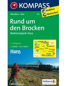 KK 455 RUND UM DEN BROCKEN / NP HARZ  TÚRA- ÉS KERÉKPÁROS...