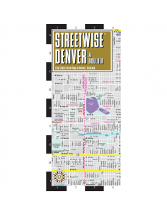 STREETWISE - DENVER VÁROSTÉRKÉP (LAMINÁLT)