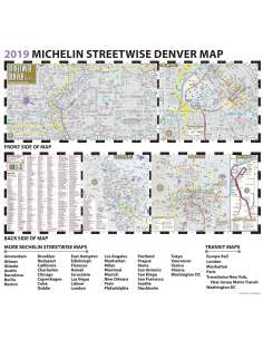 STREETWISE - DENVER VÁROSTÉRKÉP (LAMINÁLT) 2