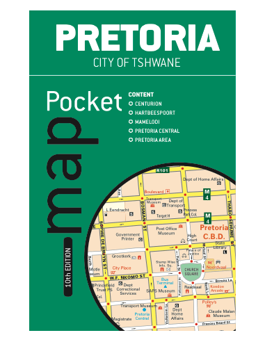Pretoria térkép mini