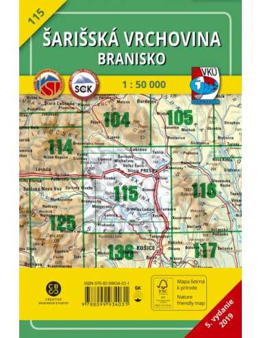 TM 115 Szinyei-dombság - Eperjes és környéke...