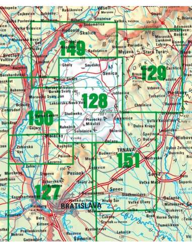 TM 128 Kis-Kárpátok turistatérkép - Malé...
