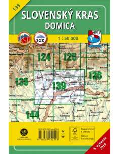 TM 139 Szlovák-karszt - Domica turistatérkép - Slovenský... 2