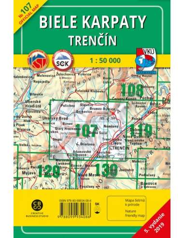 TM 107 Fehér-Kárpátok - Trencsén környéke...