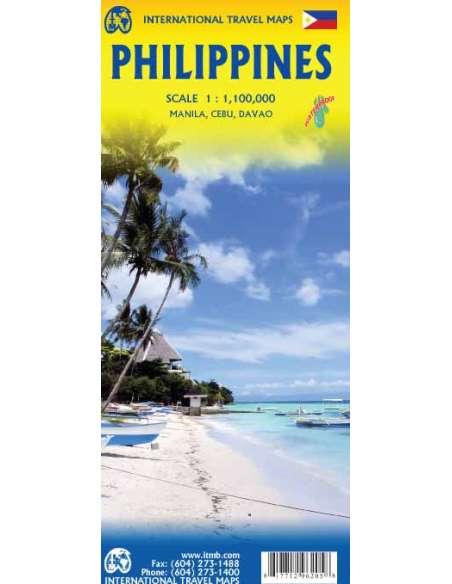 Philippines - Fülöp-szigetek térkép - vízálló