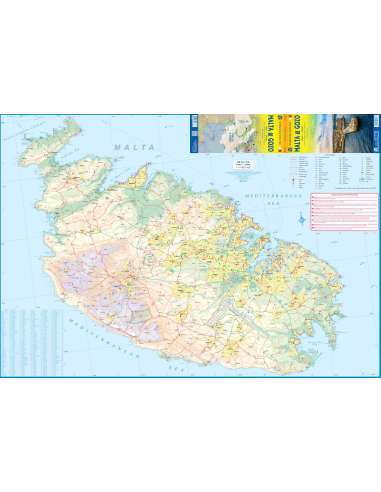 Malta & Gozo térkép