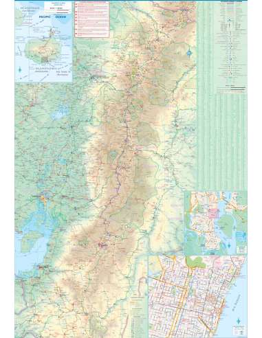 Quito - Central Ecuador - Közép-Ecuador térkép