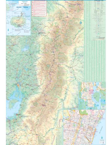Quito - Central Ecuador - Közép-Ecuador térkép