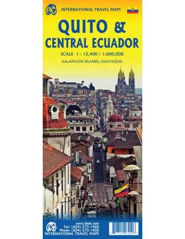 Quito - Central Ecuador - Közép-Ecuador térkép