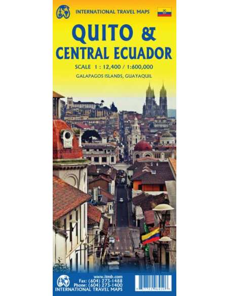Quito - Central Ecuador - Közép-Ecuador térkép