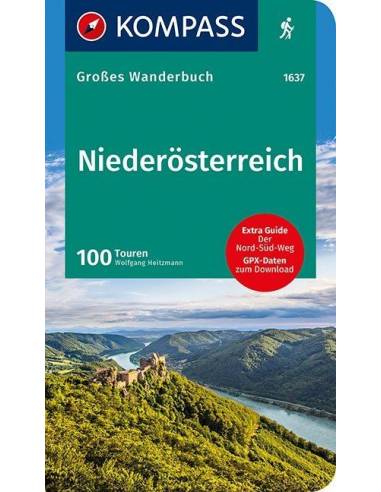 KK 1637 Niederösterreich Großes Wanderbuch - Alsó-Ausztria túrakönyv
