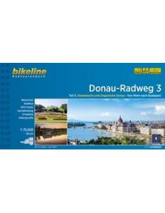 Donau-Radweg 3. - Duna kerékpáros atlasz 3. - Bécs-Budapest
