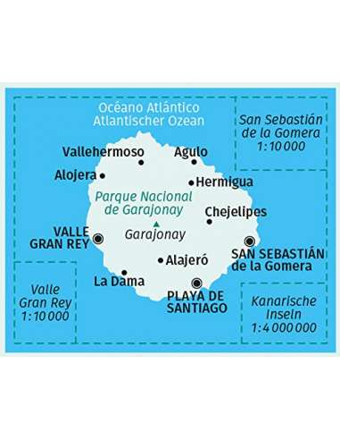 KK 231 La Gomera térkép