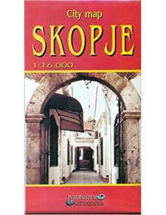 Skopje - Szkopje várostérkép