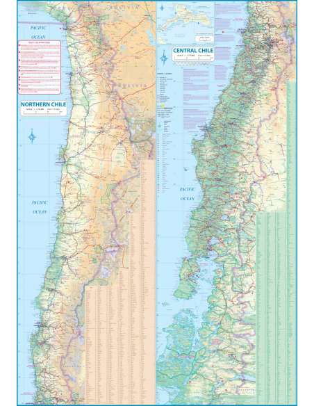 Chile térkép