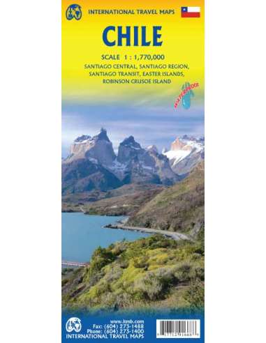 Chile térkép