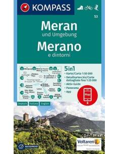 KK 53 Meran und Umgebung / Merano e dintorni térkép