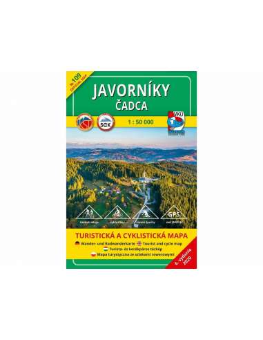 TM 109 Javornik - Cadca környéke turistatérkép...