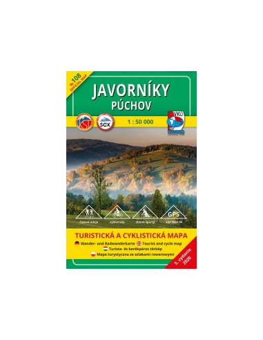 TM 108 Javornik - Puhó környéke turistatérkép - Javorníky - Púchov