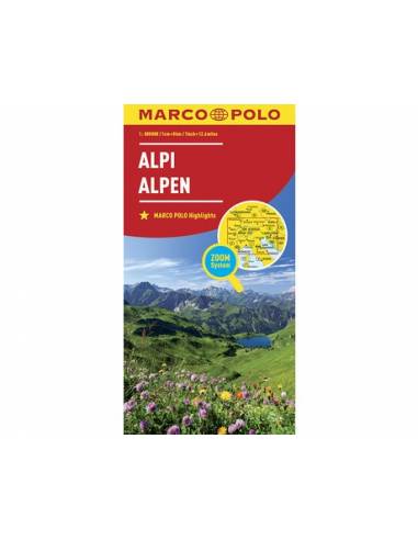 Alpok térkép - MARCO POLO
