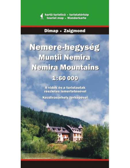 Nemere-hegység térkép - Munţii Nemira