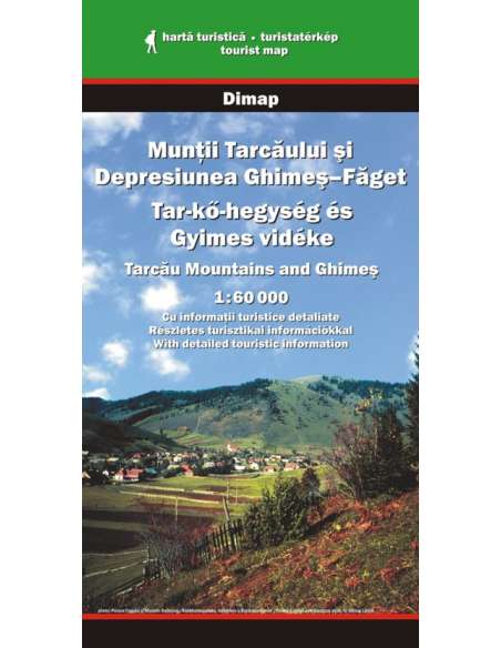 Tar-kő-hegység és a Gyimes vidéke térkép - Munţii Tarcăului şi Depresiunea Ghimeş-Făget