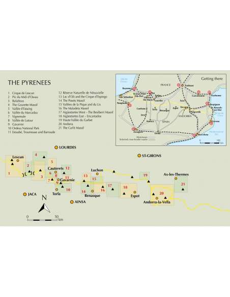 Pireneusok túrakönyv - Walks and climbs in the Pyrenees